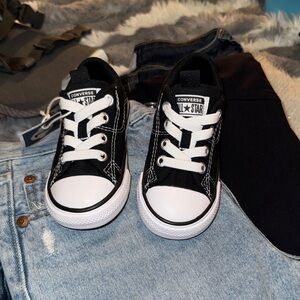 Converse Kids Black and White Sneakers